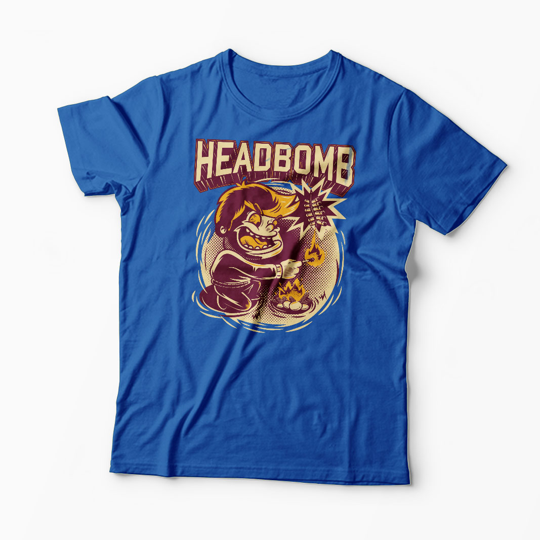 Tricou Headbomb - Bărbați-Albastru Regal